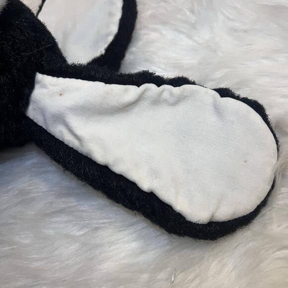 Vintage TY Classic Black White Rabbit Easter Bunny Plush Stuffed Animal 1990 HTF - Picture 8 of 9